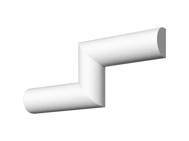 Гладкий отливной молдинг М-305