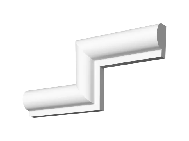 Гладкий отливной молдинг М-90