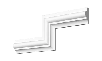 Гладкий отливной молдинг М-596